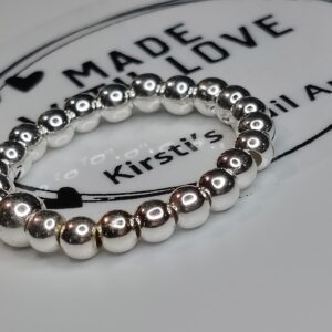 Sterling Silver Filled Beads Ring